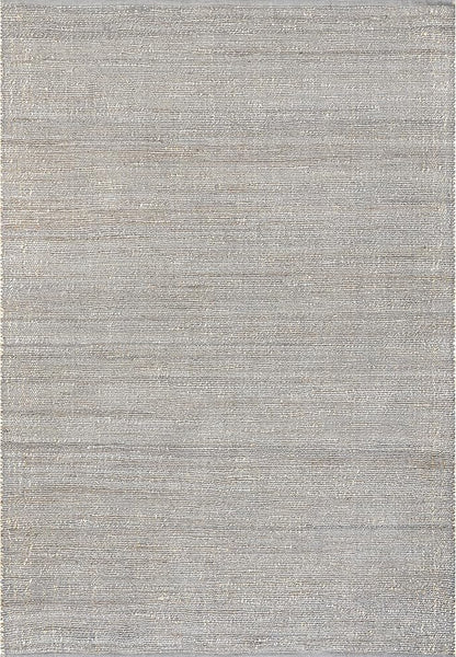 nuLOOM 11'6" x 14'6" Elfriede Jute & Cotton Hand Woven Area Rug, Elfriede Grey, Solid Rustic Farmhouse Style, Weaved Design, Natural Fiber, for Bedroom, Living Room, Hallway, Office, Entryway