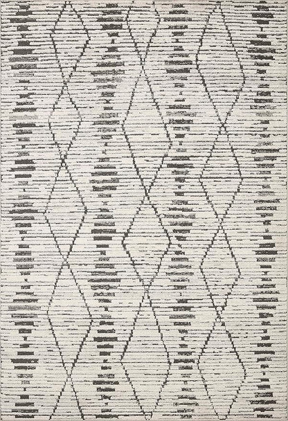 Loloi Kamala Collection KAM-02 Charcoal/Dove 7'-10" x 10' Area Rug