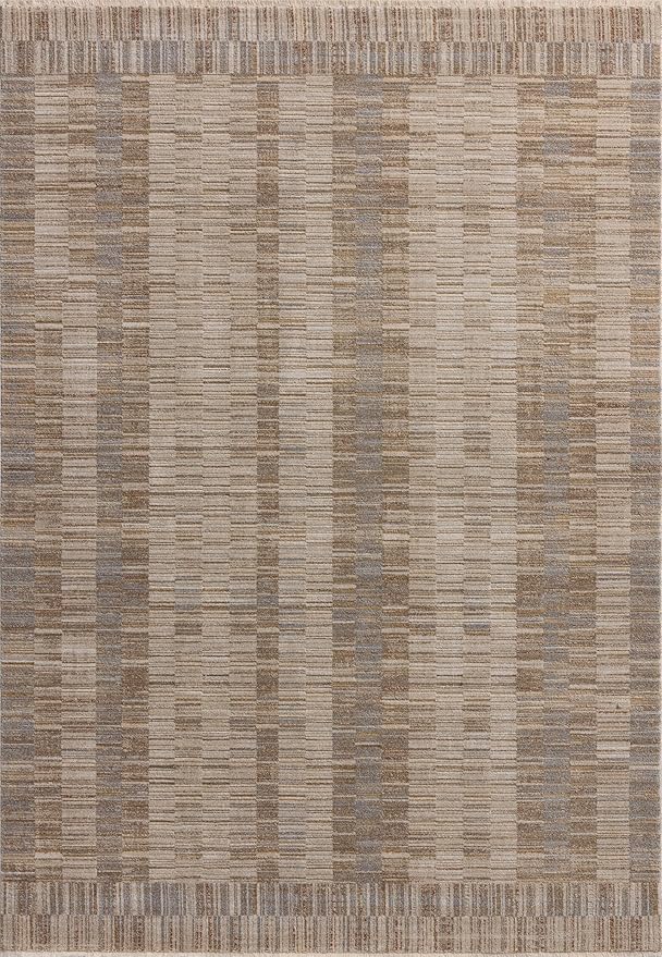Loloi Amber Lewis Cali Collection CIL-05 Natural/Multi 2'-7" x 10'-0", .25" Pile Height, Runner Rug