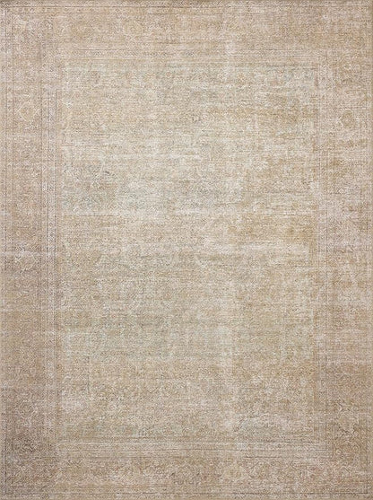 Loloi Amber Lewis Cambria Collection CBR-06 Multi/Natural 5'-0" x 7'-6" Area Rug Jute, Neutral, Vintage Style, Antique Tone, Living, Bedroom, Dining, Carpet