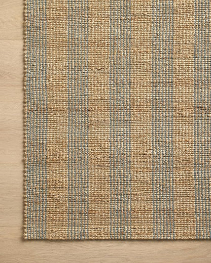 Loloi Chris Loves Julia Judy Collection JUD-04 Natural/Sky 2'-3" x 3'-9" Accent Rug