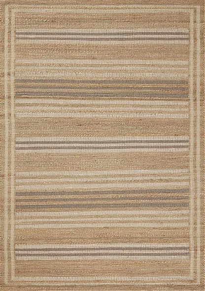 Loloi Chris Loves Julia Judy Collection JUD-03 Natural/Dove 3'-6" x 5'-6" Accent Rug