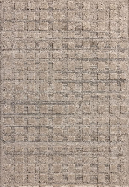 Loloi Amber Lewis Monty Collection MOT-06 Pebble/Beige 2'-7" x 10'-0", .50" Pile Height, Runner Rug