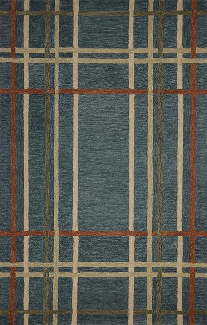 Loloi Magnolia Home by Joanna Gaines Waylon Collection WAY-01 Denim/Multi 2'-3" x 3'-9" Accent Rug