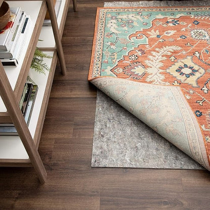 Mohawk Home 7' 8" x 10' 4" Non Slip Grip Rug Pad 1/4 Thick Felt + Rubber Backing - Dual Surface Safe for All Floors