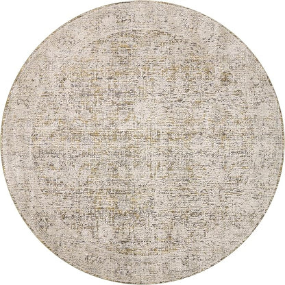 Loloi Amber Lewis Alie Collection ALE-05 Gold/Beige 5'-3'' x 7'-9'', .13'' Pile Height, Area Rug