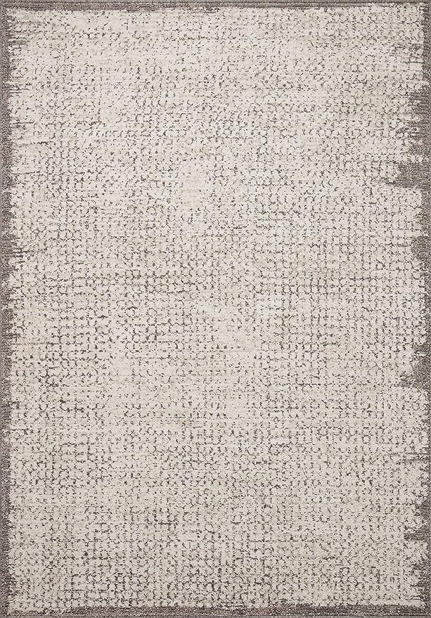 Loloi Darby Collection DAR-04 Ivory/Stone 5'-3" x 7'-6" Area Rug