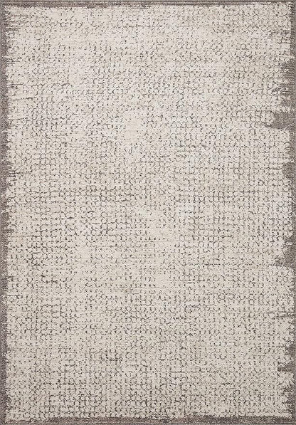 Loloi Darby Collection DAR-04 Ivory/Stone 5'-3" x 7'-6" Area Rug