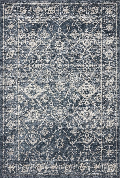 Loloi Magnolia Home by Joanna Gaines Gigi Collection GIG-02 Navy/Stone 9'-2" x 13' Area Rug