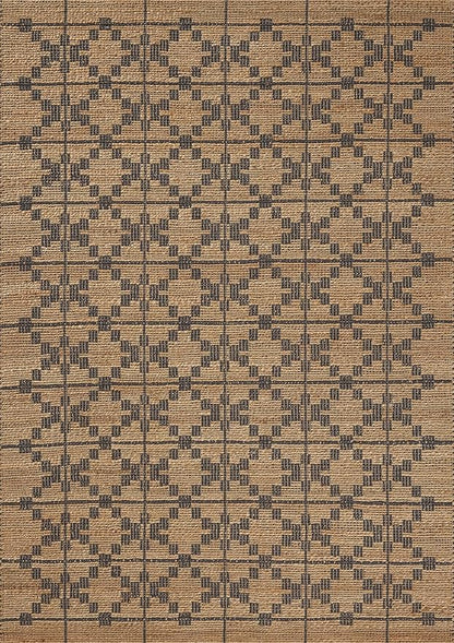 Loloi Chris Loves Julia Judy Collection JUD-05 Natural/Graphite 8'-6" x 11'-6" Area Rug