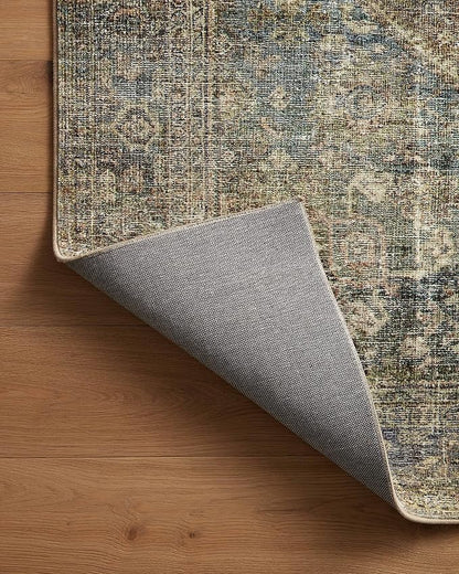 Loloi Amber Lewis Morgan Collection MOG-05 Spice/Lagoon 2'-3" x 9'-6" 38" Thick Runner Rug feat. CloudPile, Neutral, Room Décor, Vintage Inspired, Livingroom, Bedroom, Dining Area