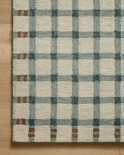 Loloi Magnolia Home by Joanna Gaines Waylon Collection WAY-02 Spa/Brick 3'-6" x 5'-6" Accent Rug