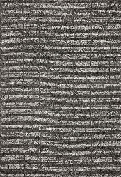 Loloi Kamala Collection KAM-06 Charcoal/Ivory 2'-3" x 3'-10" Accent Rug