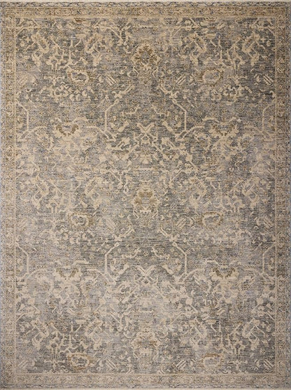 Loloi Magnolia Home by Joanna Gaines Junie Collection JUE-01 Blue/Natural 2'-0" x 3'-0", .38" Pile Height, Accent Rug