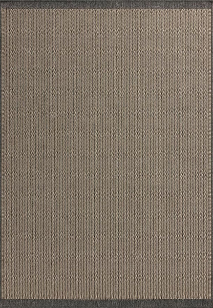 Loloi Chris Loves Julia Providence Collection PRC-03 Wheat/Charcoal 8'-6" x 12', .12" Pile Height, Indoor/Outdoor Area Rug
