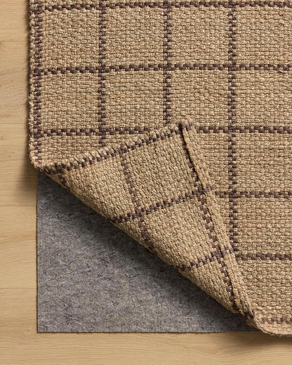 Loloi Chris Loves Julia Fletcher Collection FLE-01 Natural/Brown 5'-0" x 7'-6", .37" Pile Height, Area Rug