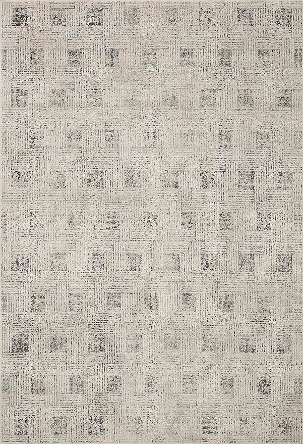 Loloi Kamala Collection KAM-01 Grey/Graphite 2'-7" x 12'-0" Runner Rug