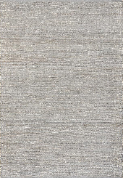 nuLOOM 11'6" x 14'6" Elfriede Jute & Cotton Hand Woven Area Rug, Elfriede Grey, Solid Rustic Farmhouse Style, Weaved Design, Natural Fiber, for Bedroom, Living Room, Hallway, Office, Entryway
