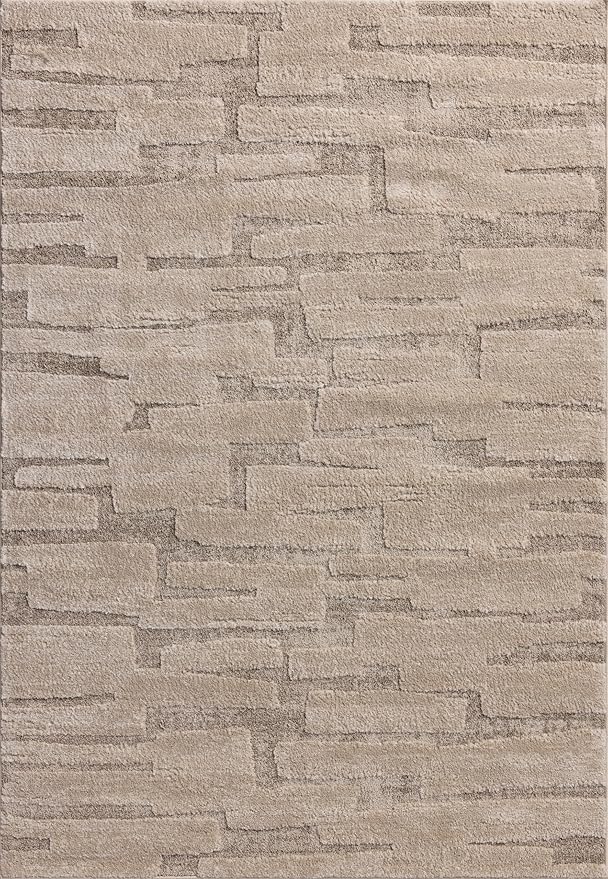 Loloi Amber Lewis Monty Collection MOT-04 Taupe/Beige 2'-7" x 8'-0", .50" Pile Height, Runner Rug