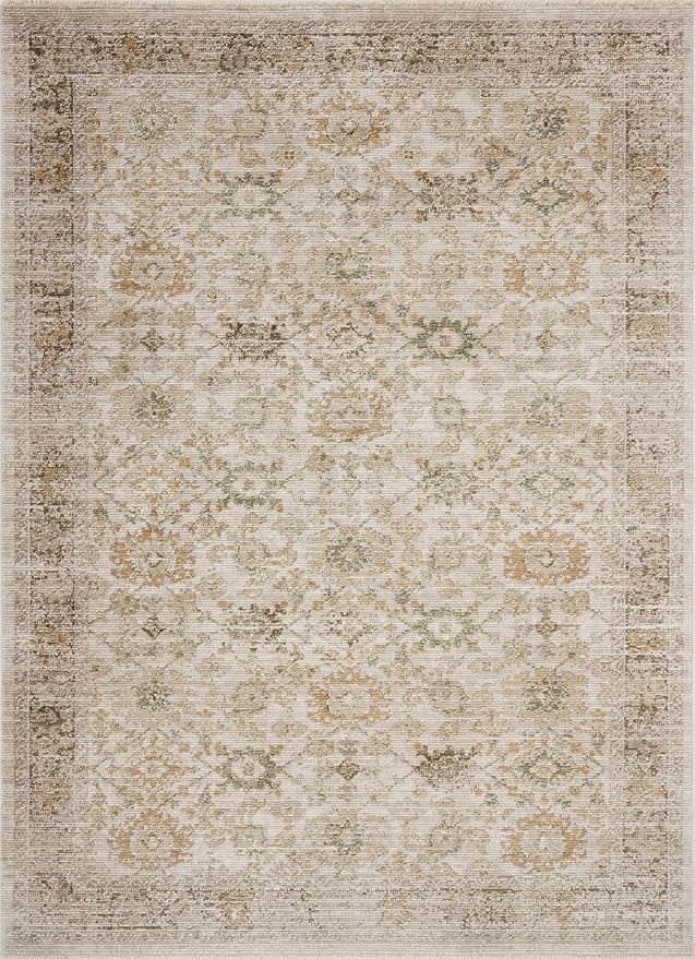 Loloi Magnolia Home by Joanna Gaines Pace Collection PAC-04 Natural/Multi 2'-3" x 3'-10" Accent Rug