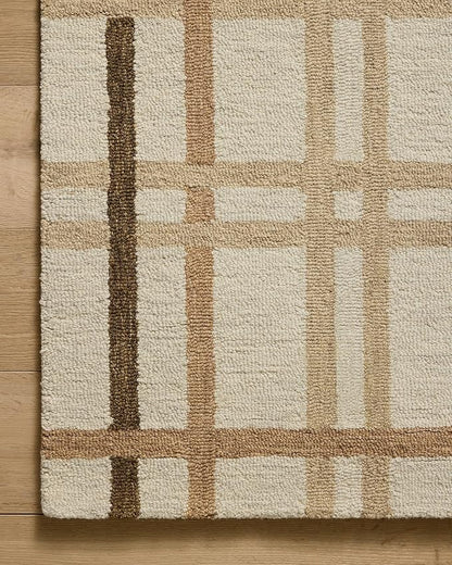 Loloi Magnolia Home by Joanna Gaines Waylon Collection WAY-01 Natural/Bark 3'-6" x 5'-6" Accent Rug
