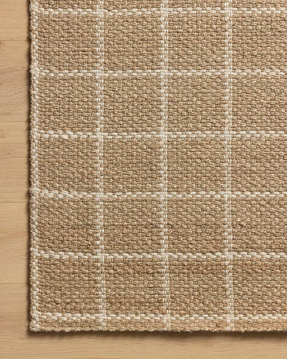 Loloi Chris Loves Julia Fletcher Collection FLE-01 Natural/Ivory 2'-3" x 3'-9", .37" Pile Height, Runner Rug