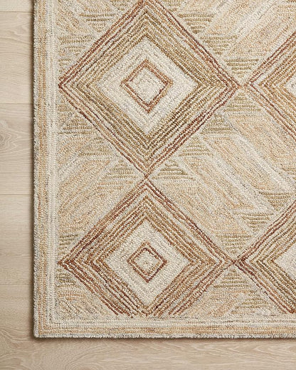 Loloi Varena Collection VAR-01 Sand/Clay 2'-6" x 7'-6" Runner Rug