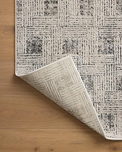 Loloi Kamala Collection KAM-01 Grey/Graphite 9'-2" x 13' Area Rug