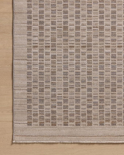 Loloi Amber Lewis Cali Collection CIL-02 Natural/Slate 2'-7" x 10'-0", .25" Pile Height, Runner Rug