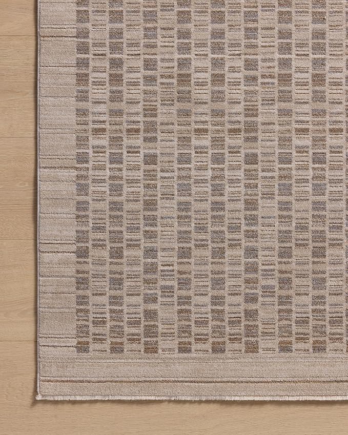 Loloi Amber Lewis Cali Collection CIL-02 Natural/Slate 5'-3" x 7'-6" Accent Rug
