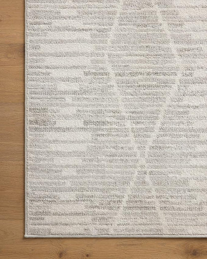 Loloi Kamala Collection KAM-02 Ivory/Silver 11'-2" x 15'-7" Area Rug