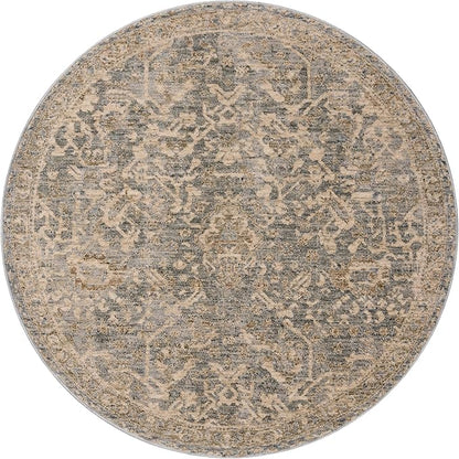 Loloi Magnolia Home by Joanna Gaines Junie Collection JUE-01 Blue/Natural 2'-7" x 10'-0", .38 Pile Height, Runner Rug