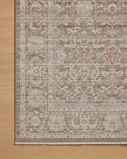 Loloi Chris Loves Julia Ida Collection IDA-03 Bark/Multi 9'-3" x 13'-1", .19" Pile Height, Area Rug