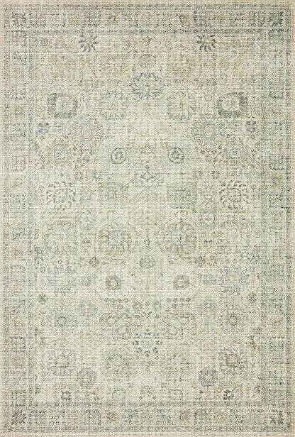 Loloi Skye Collection SKY-14 Natural/Sage 6'-0" x 9'-0" Area Rug