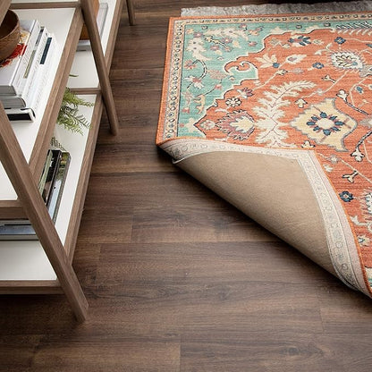 Mohawk Home 7' 8" x 10' 4" Non Slip Grip Rug Pad 1/4 Thick Felt + Rubber Backing - Dual Surface Safe for All Floors