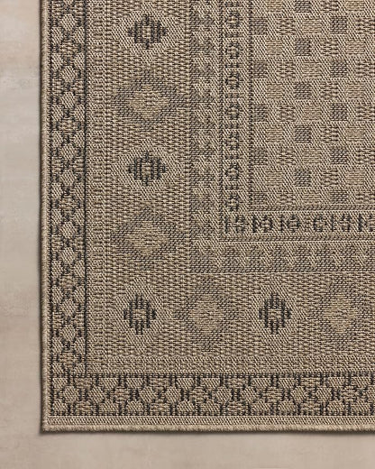 Loloi Chris Loves Julia Providence Collection PRC-07 Dove/Charcoal 8'-6" x 12', .12" Pile Height, Indoor/Outdoor Area Rug