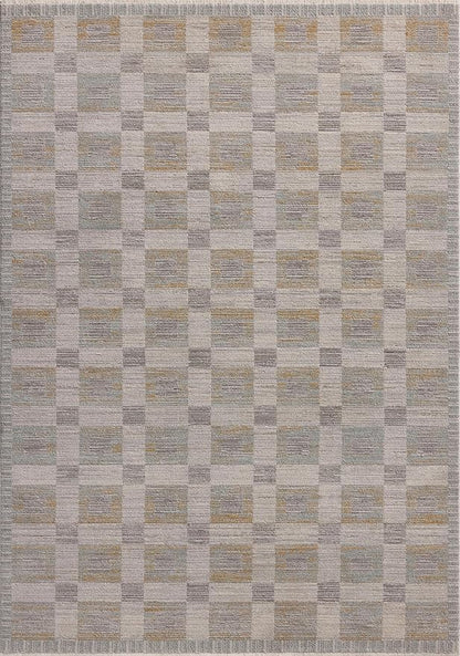 Loloi Amber Lewis Cali Collection CIL-07 Mist/Wheat 2'-7" x 8'-0", .25" Pile Height, Runner Rug
