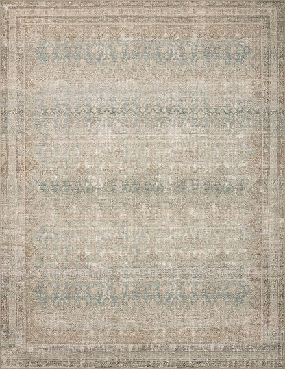 Loloi Angela Rose Aubrey Collection AUB-03 Jade/Natural 10'-0" x 14'-0", .19" Pile Height, Area Rug
