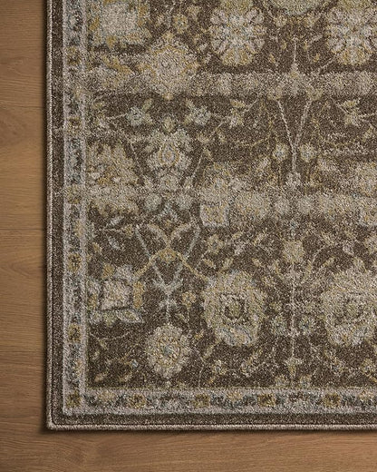Loloi Magnolia Home by Joanna Gaines Mona Collection MOA-03 BARK/Natural 11'-6" x 15'-6" Area Rug