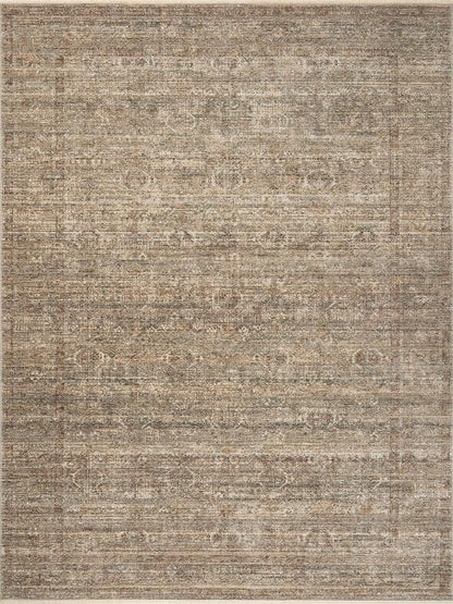 Loloi Amber Lewis Molly Collection MOL-07 Tobacco/Sage 3'-0" x 5'-0" Low Pile Accent Rug