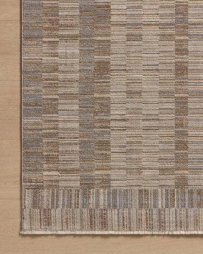 Loloi Amber Lewis Cali Collection CIL-05 Natural/Multi 2'-7" x 10'-0", .25" Pile Height, Runner Rug