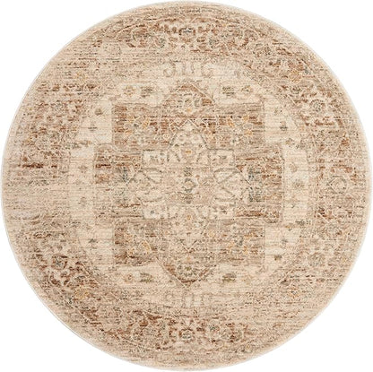 Loloi Magnolia Home by Joanna Gaines Junie Collection JUE-04 Natural/Clay 2'-0" x 3'-0", .38" Pile Height, Accent Rug