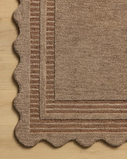 Loloi Chris Loves Julia Scottie Collection SCO-01 Mocha/Clay 8'-6" x 11'-6", .87" Pile Height, Area Rug