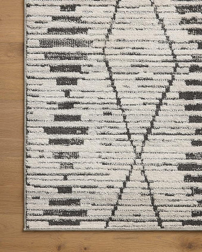 Loloi Kamala Collection KAM-02 Charcoal/Dove 11'-2" x 15'-7" Area Rug