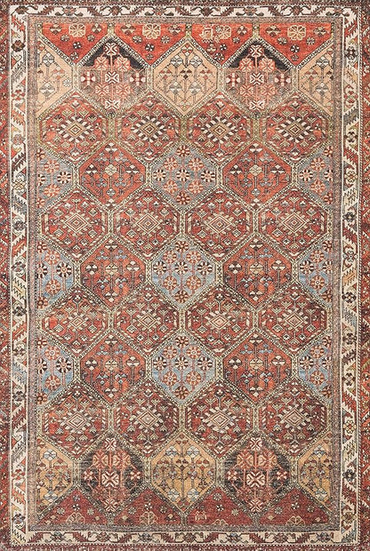 Loloi Loren Collection LQ-16 Spice/Multi 5'-0" x 7'-6" Area Rug