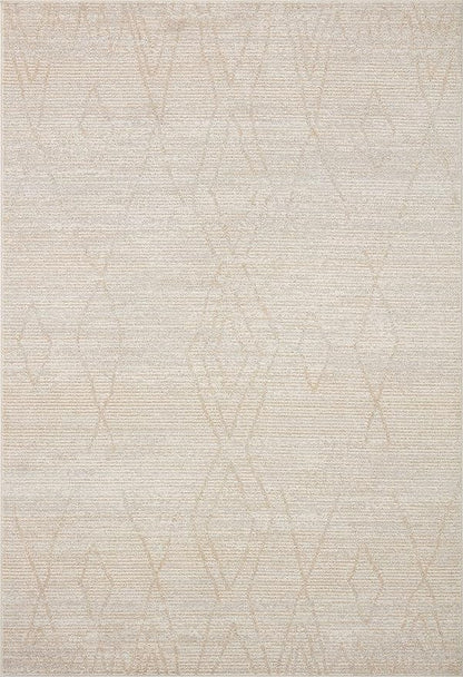 Loloi Kamala Collection KAM-03 Natural/Mist 6'-7" x 9'-6" Area Rug