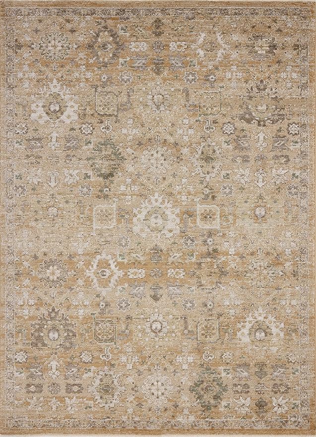 Loloi Magnolia Home by Joanna Gaines Pace Collection PAC-07 Sunset/Stone 2'-6" x 12'-0" Runner Rug