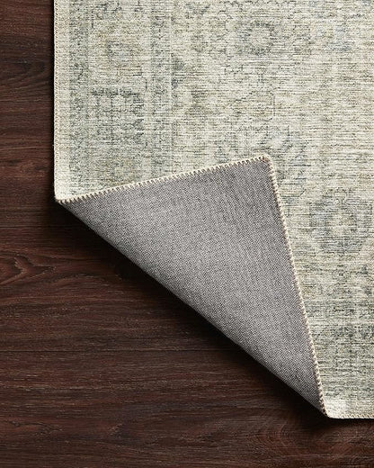 Loloi Skye Collection SKY-14 Natural/Sage 7' x 9' Oval Area Rug