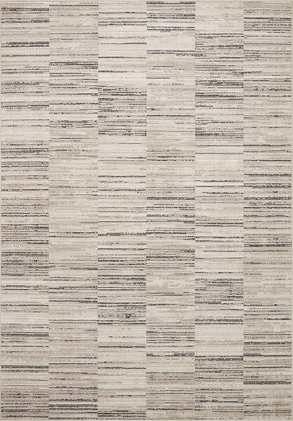 Loloi Darby Collection DAR-01 Charcoal/Sand 2'-7" x 10'-0" Runner Rug
