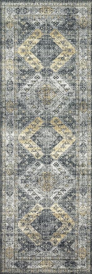 Loloi Skye Collection SKY-09 Graphite/Silver 8'-0" x 8'-0" Round Area Rug